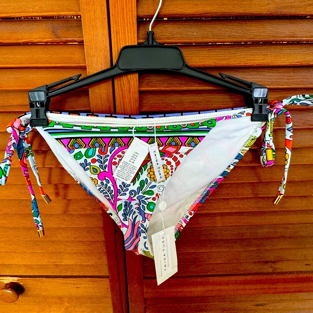 Trina Turk Pave The Way Side Tie Hipster Bottom